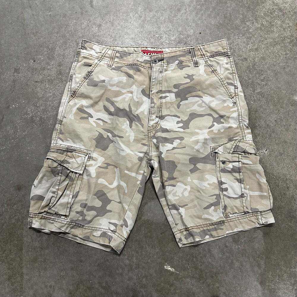 Levis Camouflage Cargo Shorts Size 38 Desert Camo